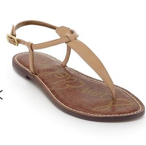 Sam Edelman Tan Gigi Thong Sandal Size 6.5